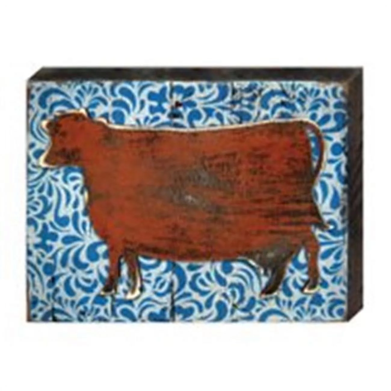 Cow Art on Board Wall Decor