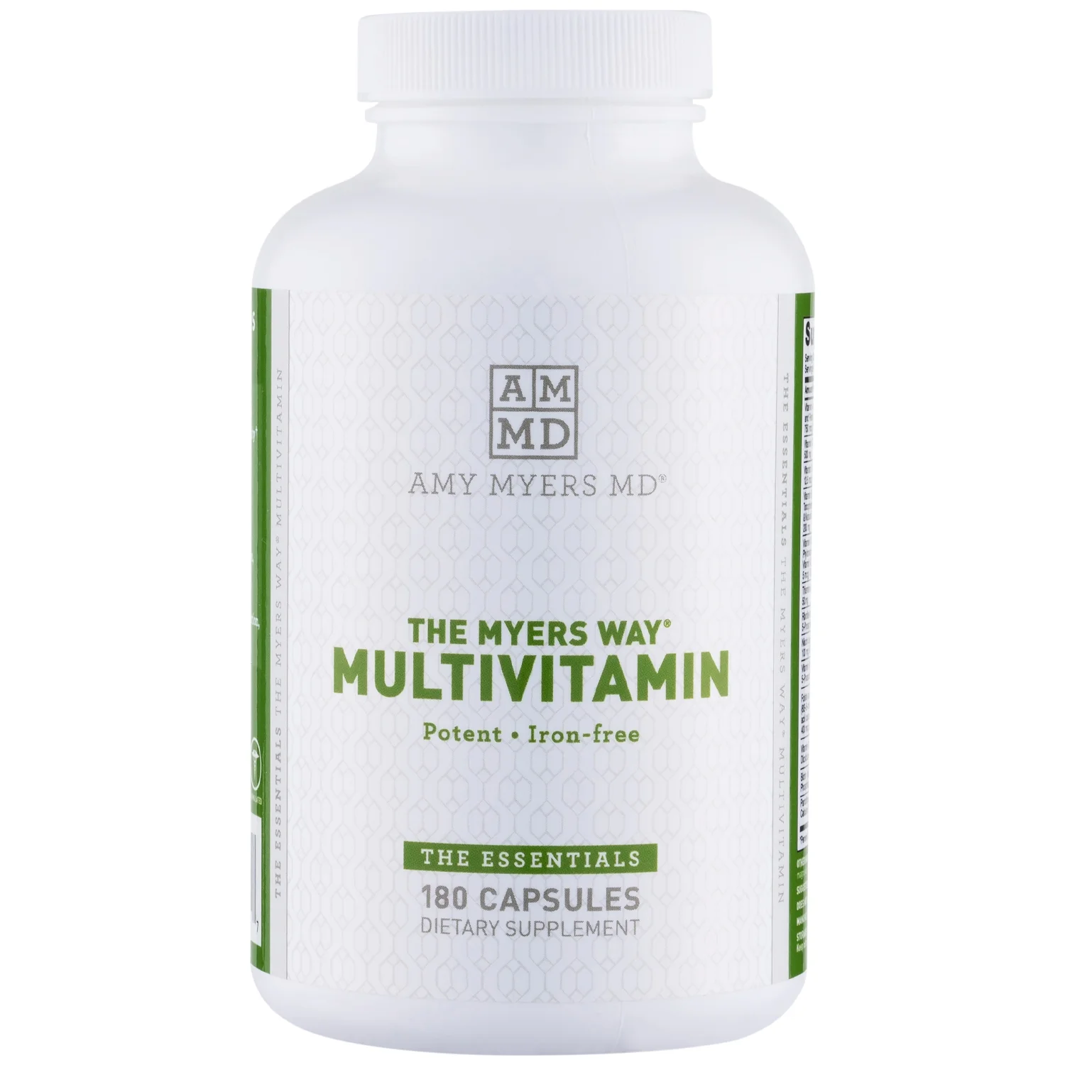 Amy Myers MD Multivitamin for Women and Men, Immune and Thyroid Support, Stress Relief - Activated B Vitamins, Zinc, Selenium, Iodine - Rich in Nutrients and Minerals, Increase Energy Levels 180 Caps