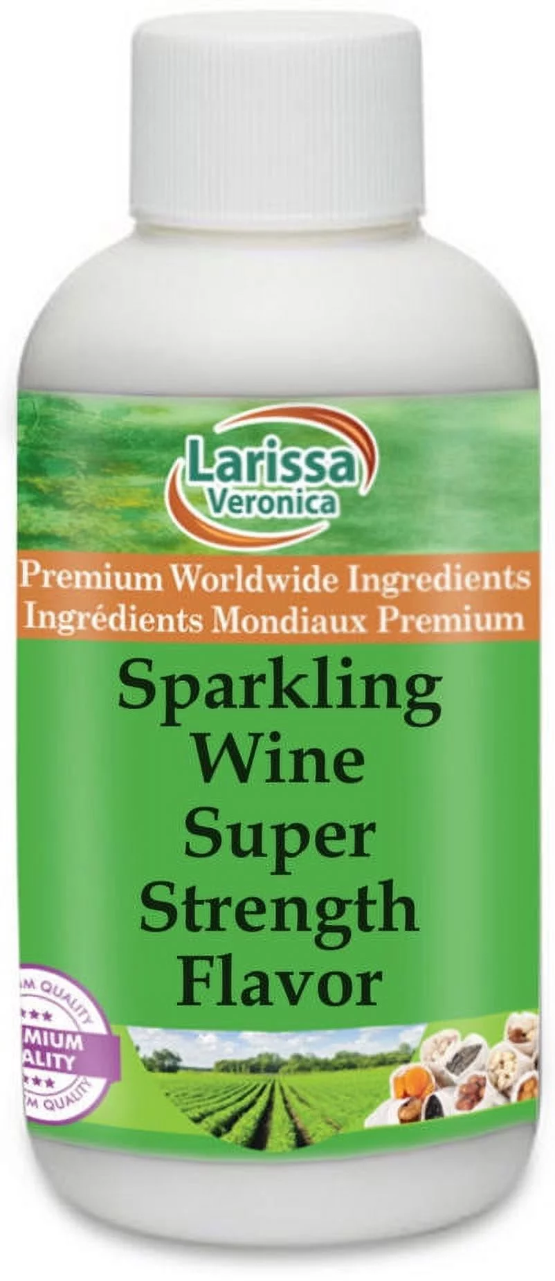 Larissa Veronica Sparkling Wine Super Strength Flavor, (Sparkling Wine, 4 oz, 2-Pack, Zin: 527925)