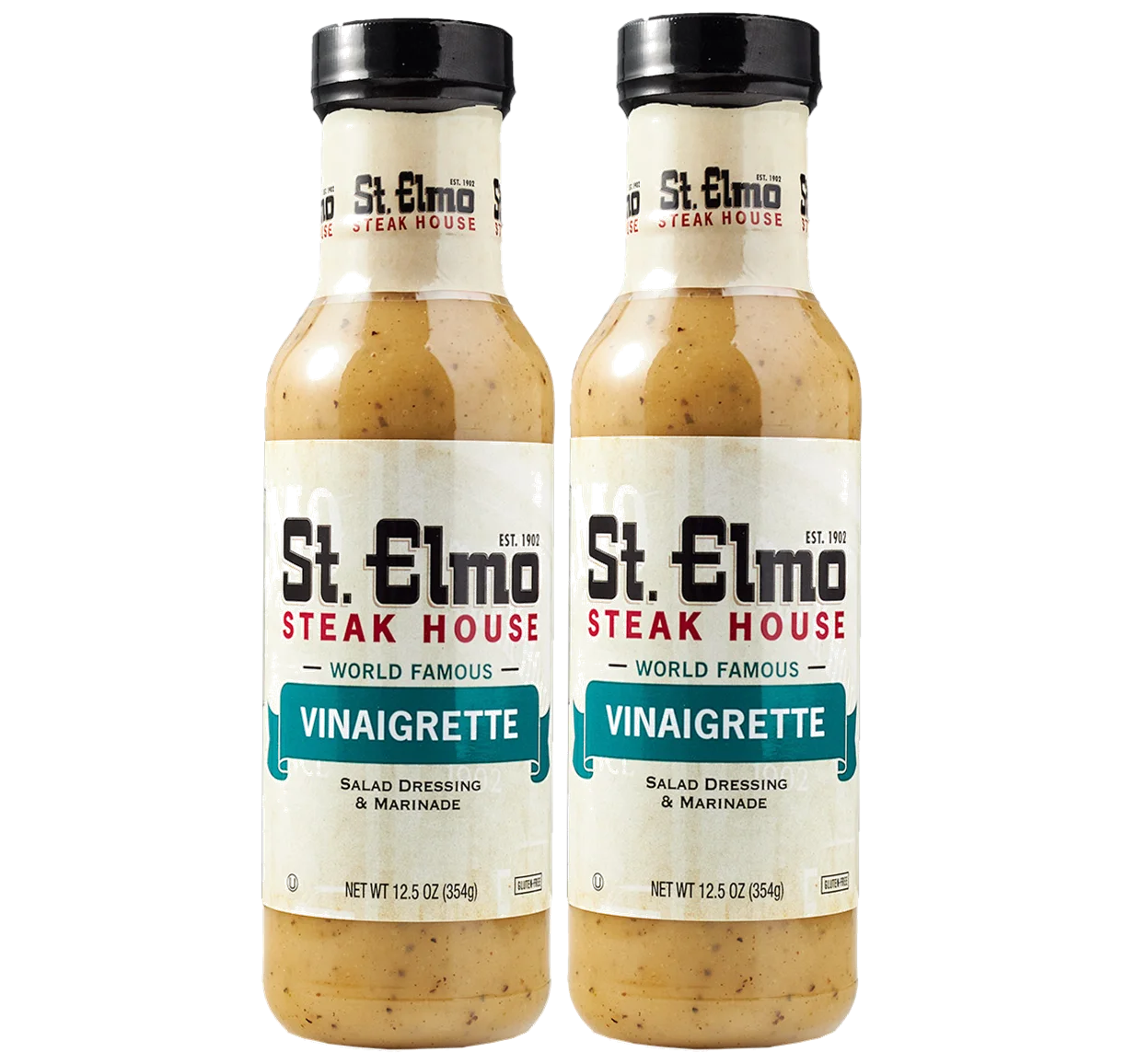 St. Elmo Steak House World Famous Vinaigrette Salad Dressing, 2-Pack 12.5 oz. Bottles