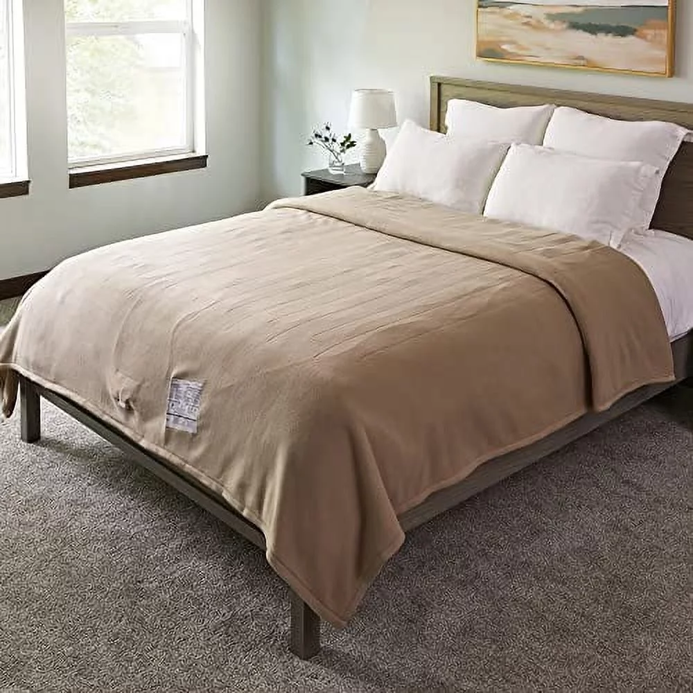 Sunbeam Royal Ultra Mushroom Heated Blanket - Full (Used)