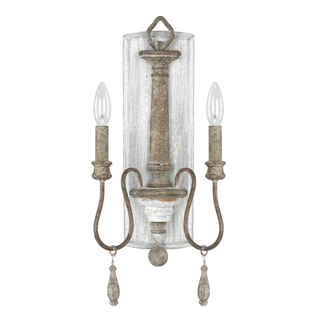Austin Allen - Zoe - 2 Light Wall Sconce In Traditional Style-19.5 Inches Tall