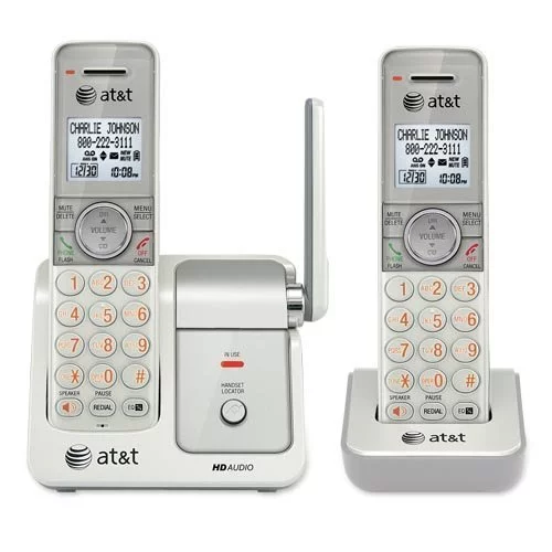 AT&T CL81211 2 Handset Cordless Phone DECT 6.0 Technology (1.9GHz)