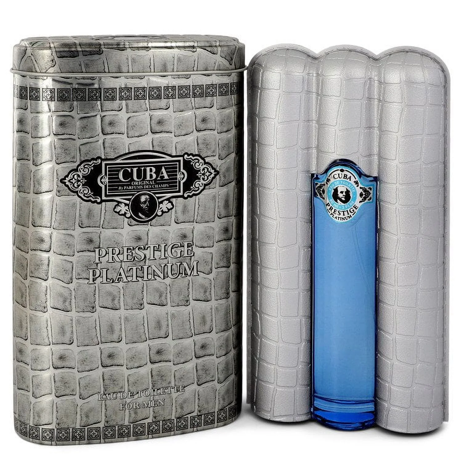 Cuba Prestige Platinum by Fragluxe - Eau De Toilette Spray 3 oz for Men
