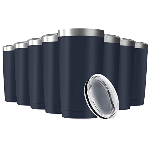 20oz Tumbler Vacuum Insulated Travel Mug with Lids, Stainless Steel Double Wall Thermal Coffe Cup for Home, Office, Outdoor Suitable for Vehicle Cup Holders