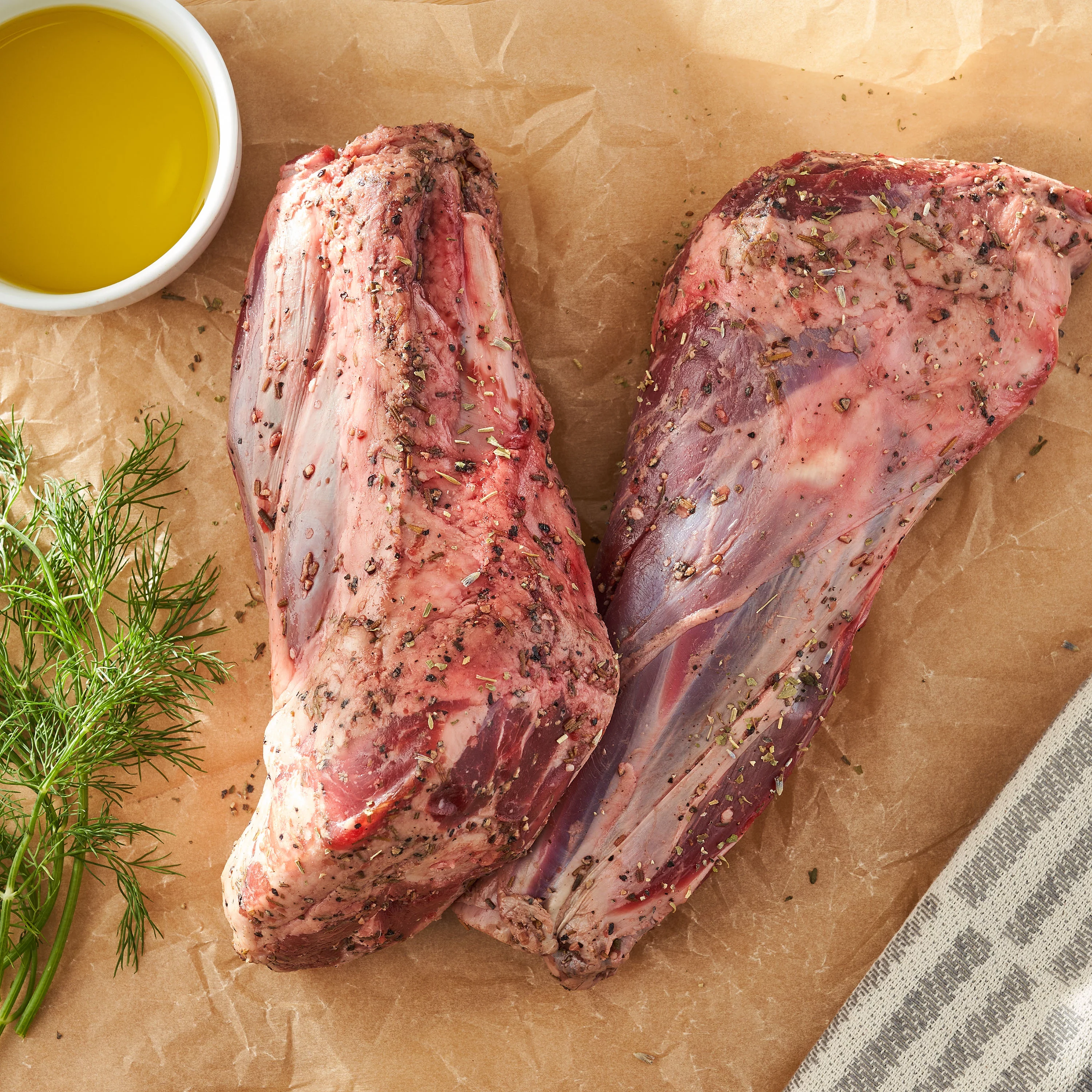 Marketside Butcher Lamb Shank, Rosemary Garlic, 2.94 - 4 lb (Fresh)