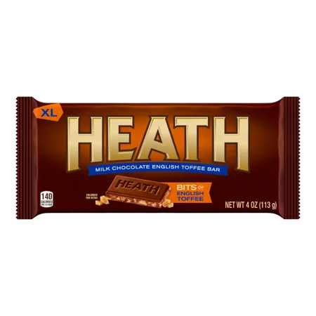 Heath Extra Large English Toffee Candy Bar - 4.0 Oz (Pack of 6)