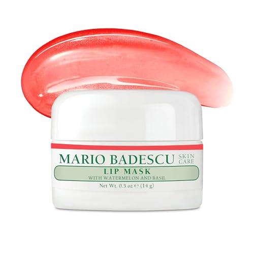 Mario Badescu Lip Mask, Overnight Lip Treatment Enriched With Skin Softening Coconut Oil and Hydrating Shea Butter