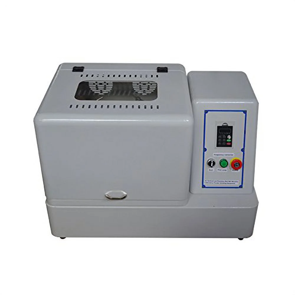 INTBUYING Powder Vertical Alumina Ceramic Lab Planetary Ball Grinding Mill Mixer 110V 4L