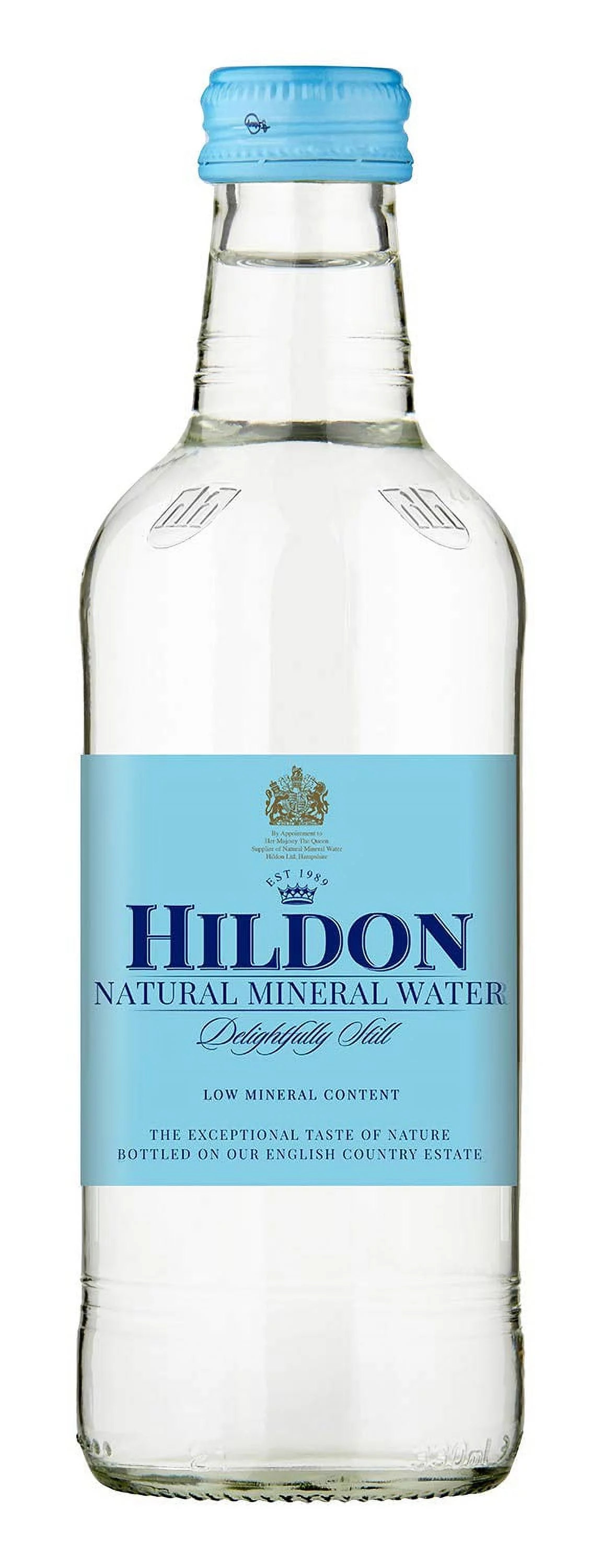 Hildon - Delightfully Still (Non-Sparkling) Natural Mineral Water, 11.2 fl oz (6 Glass Bottles)