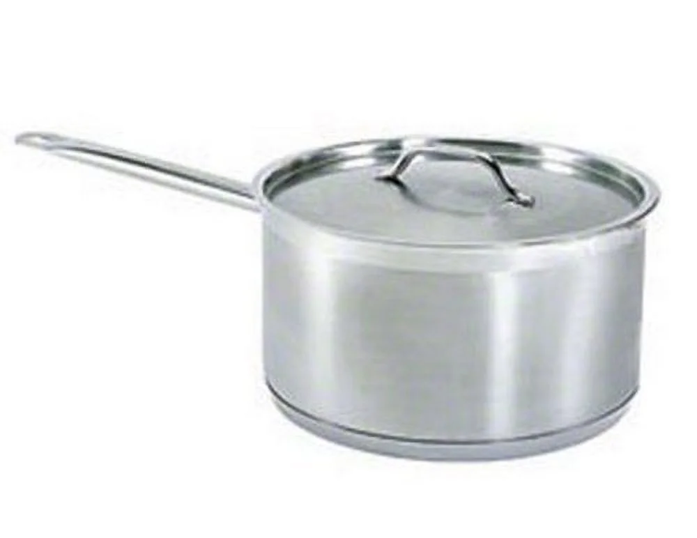 Update International SSP-3 Stainless Steel Sauce Pan with Cover, 3.5-Quart
