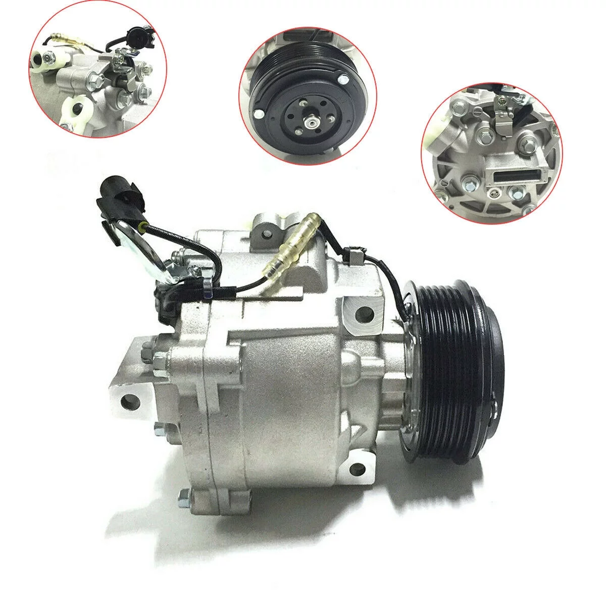 TFCFL Air Conditioning Compressor for Mitsubishi Lancer Non-Turbo Engine 2.0L 2010-14