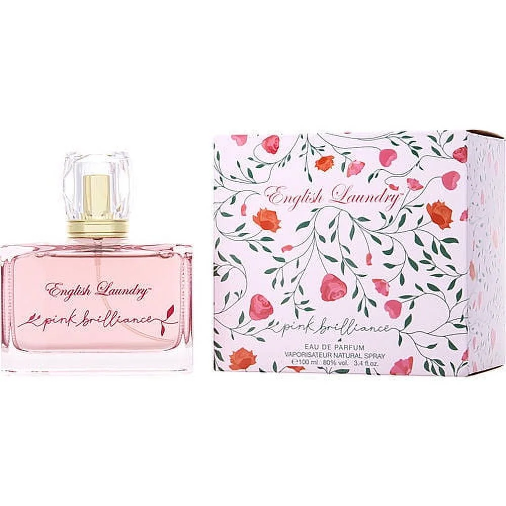 English Laundry Pink Brilliance Eau de Parfum Spray - 3.4 oz - Captivating Blend
