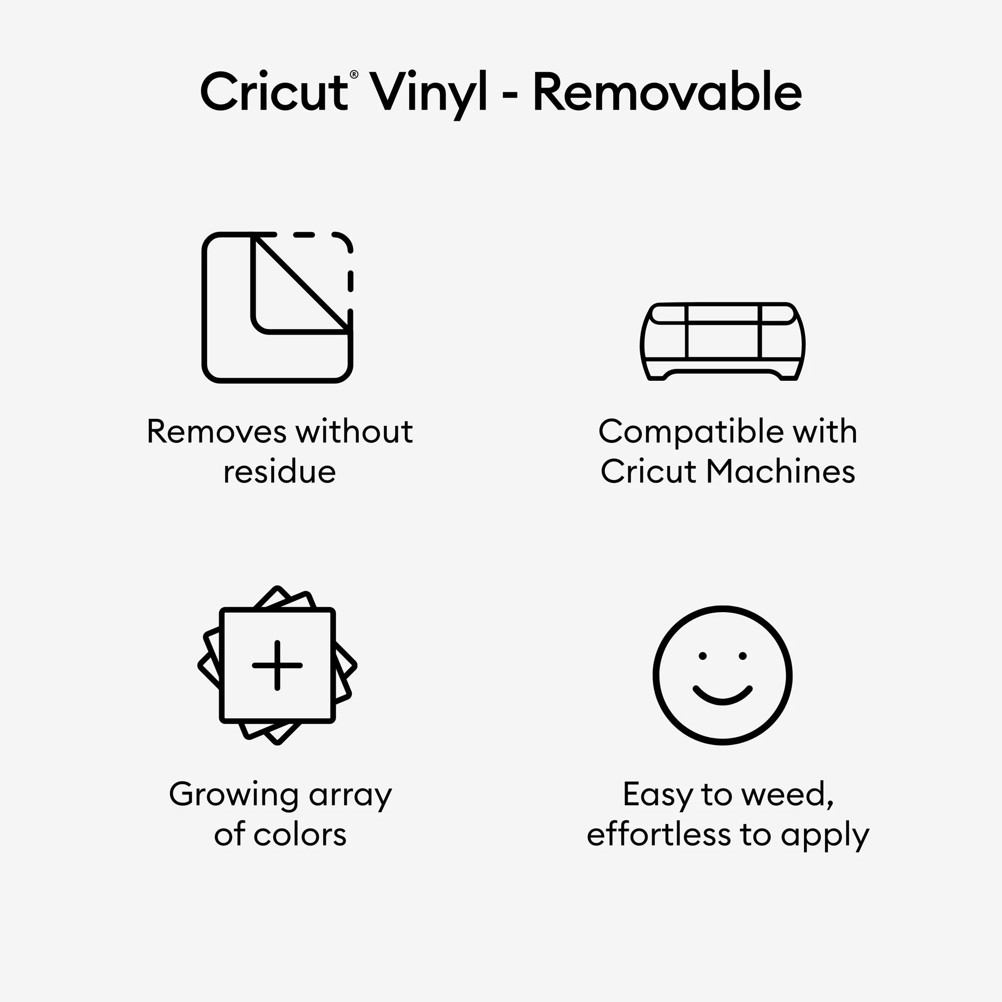 Cricut® Vinyl - Removable (15 ft),Wine