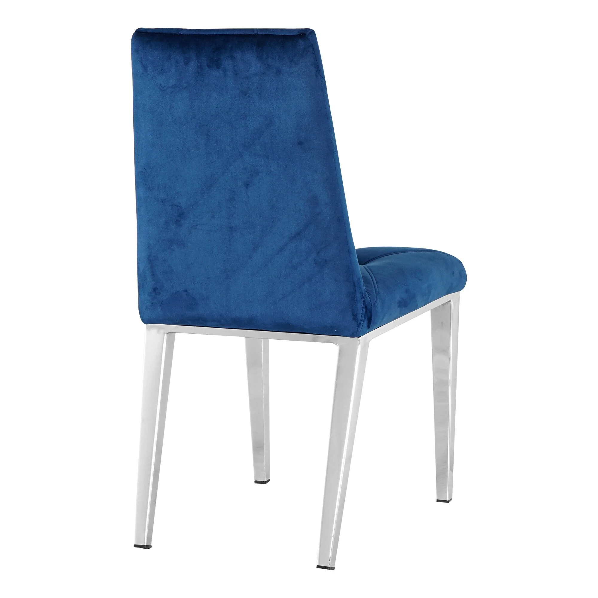 2pcs Modern Luxury Velvet Upholstered Dining Chairs Blue