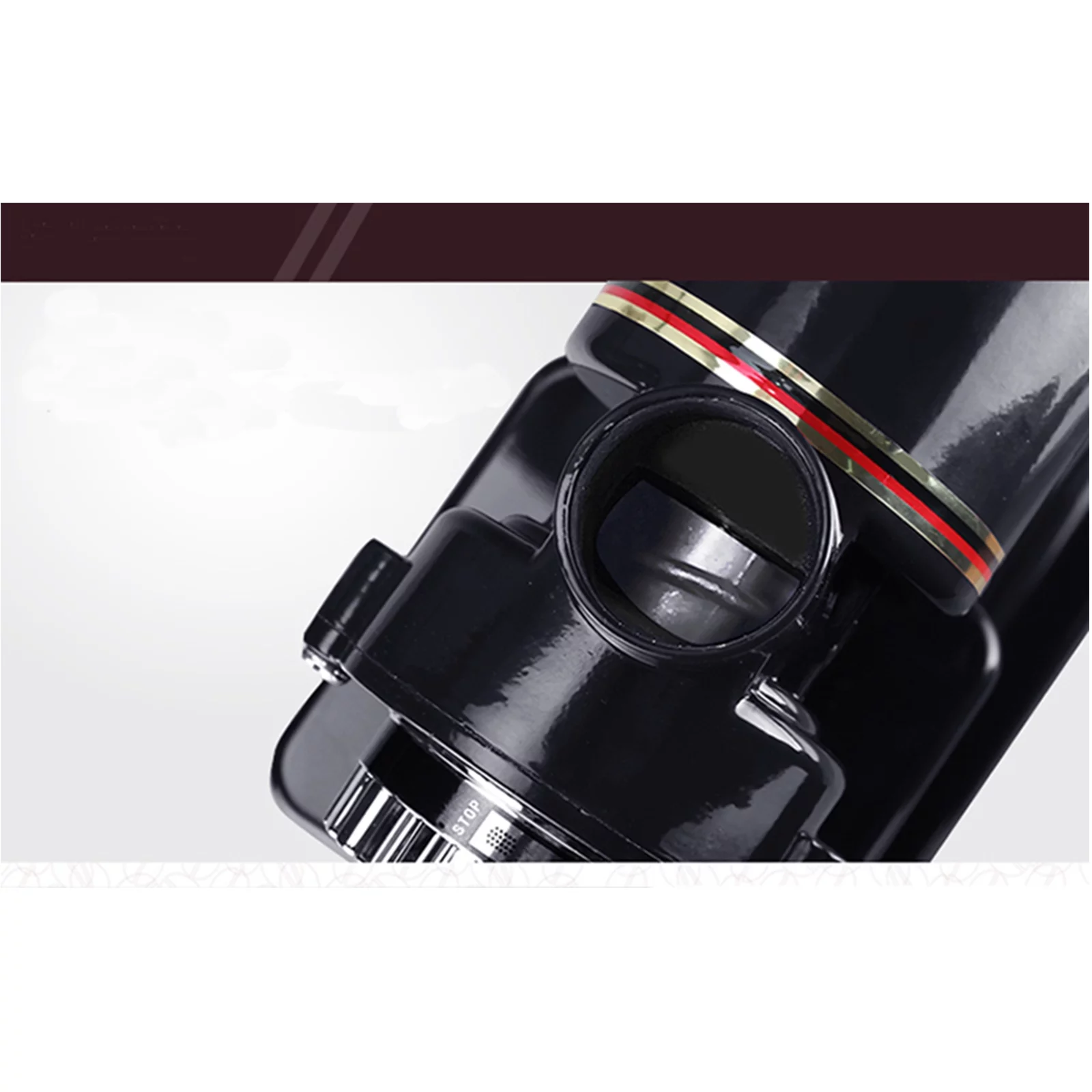 INTBUYING Mini Electric Coffee Grinder Household Coffee Bean Grinder Black