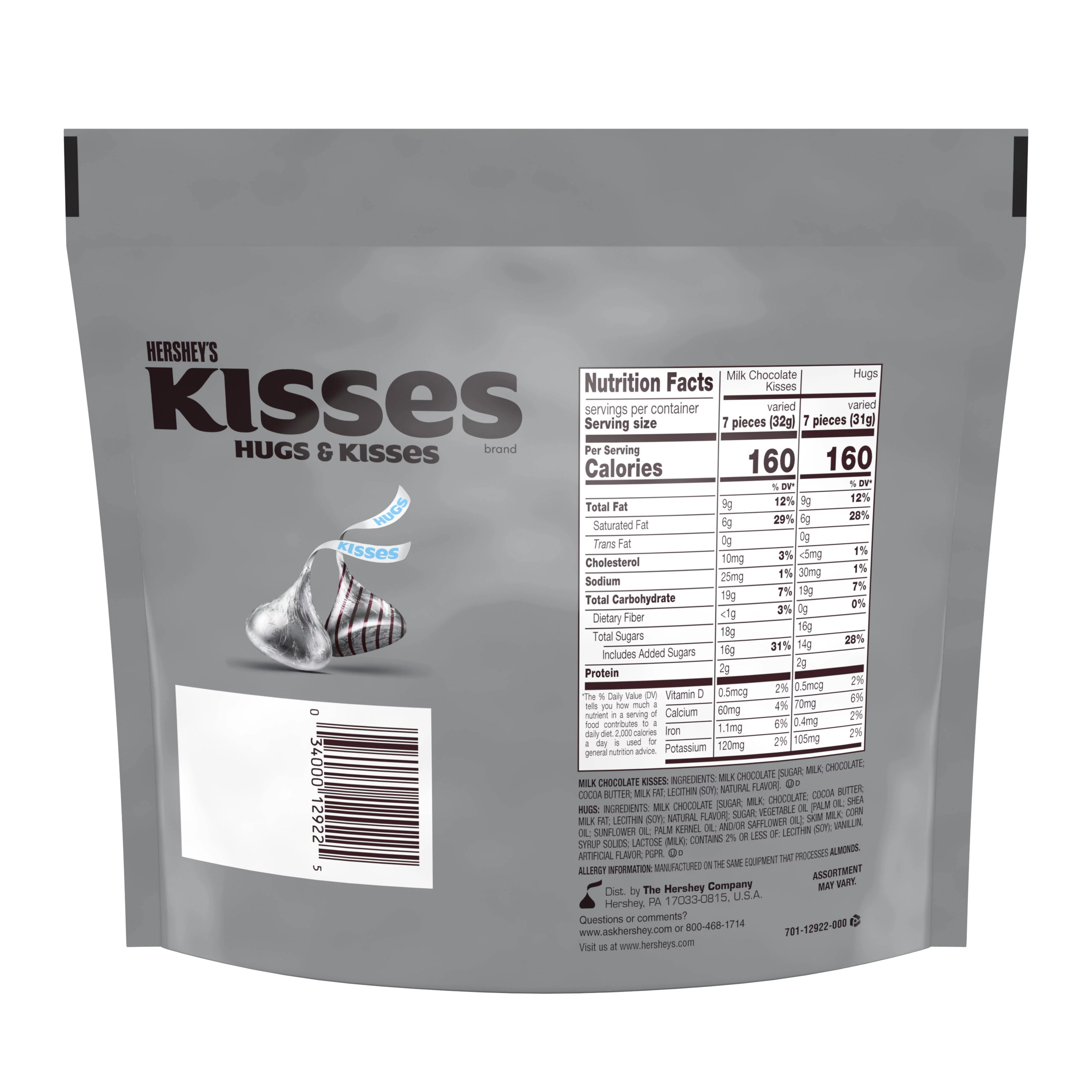 Hershey's Kisses, Milk Chocolate Candy Assortment, 15.6 oz