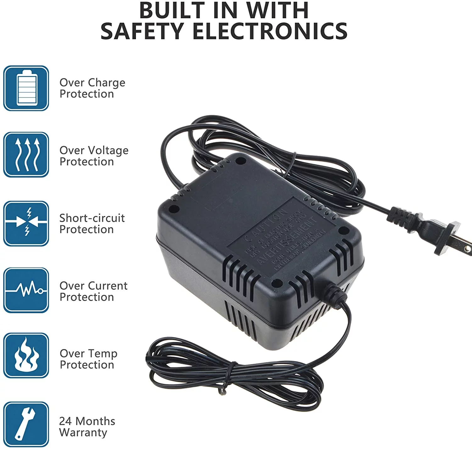 PwrON AC-AC Adapter Replacement for Pet Containment Transmitter 300-006 41A-12-830 EIA 363 0407 S