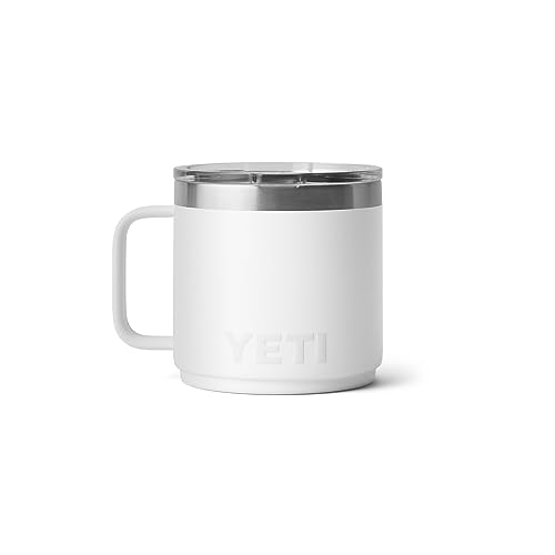 YETI Rambler 14 oz Stackable Mug, Vacuum Insulated, Stainless Steel with MagSlider Lid