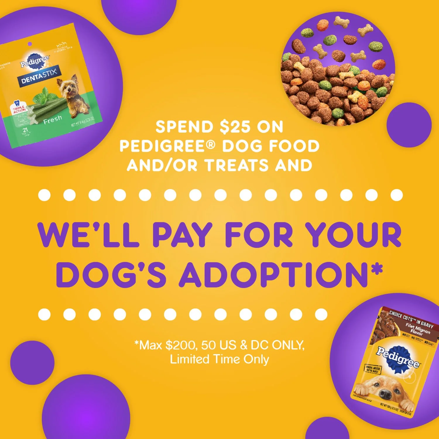 Pedigree Choice Cuts Gravy Wet Dog Food Variety Pack, 3.5 oz Pouches (24 Pack)