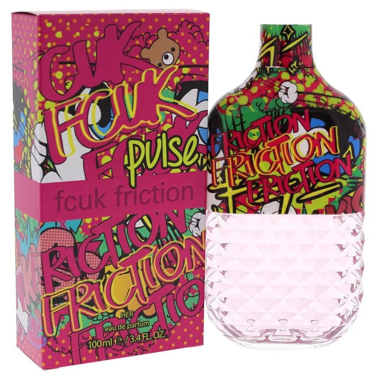 Fcuk Friction Pulse by French Connection for Women - 3.4 oz EDP Spray