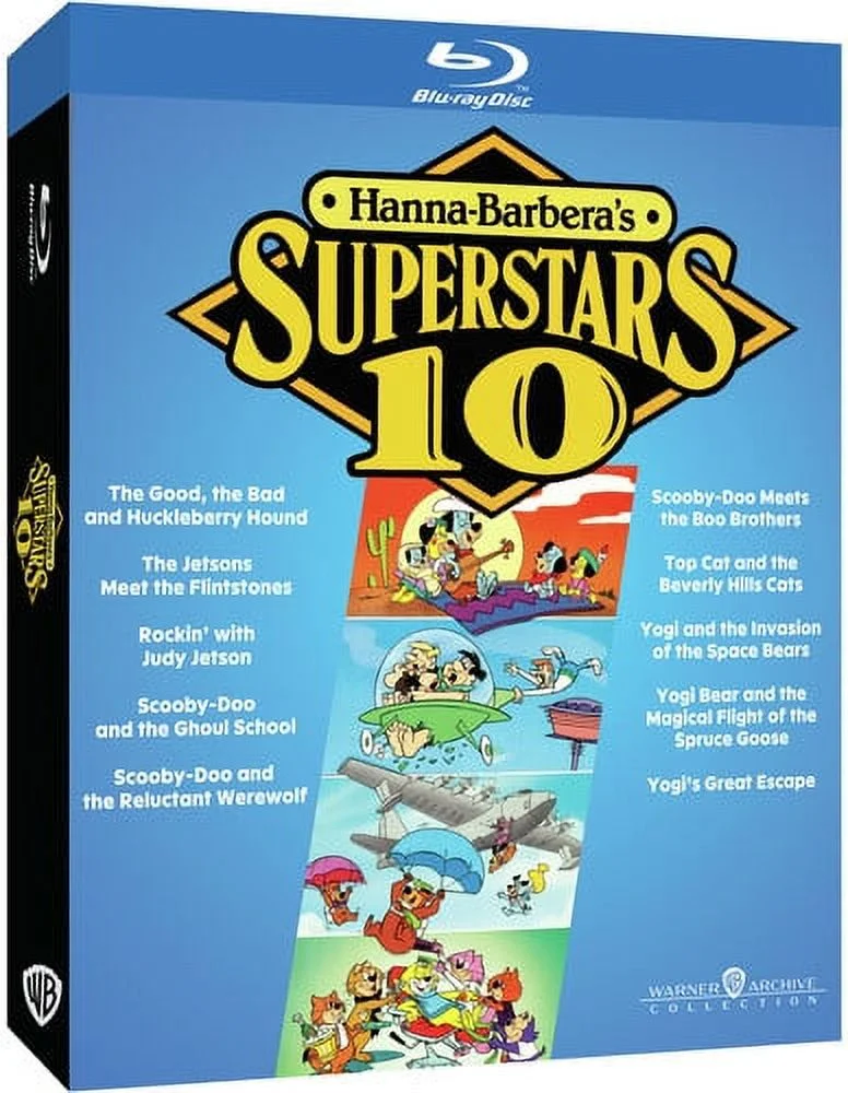 Hanna-Barbera Superstars 10 - The Complete Film Collection (Blu-ray), Warner Bros, Anime & Animation