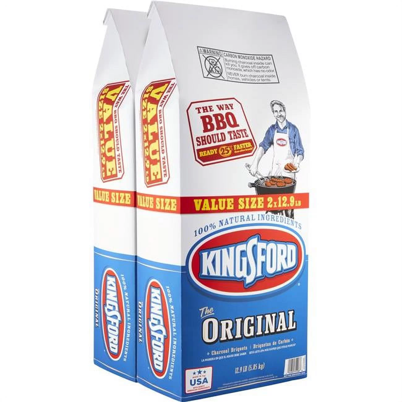 Kingsford Products  12 lbs Original Charcoal Briquettes - Pack of 2