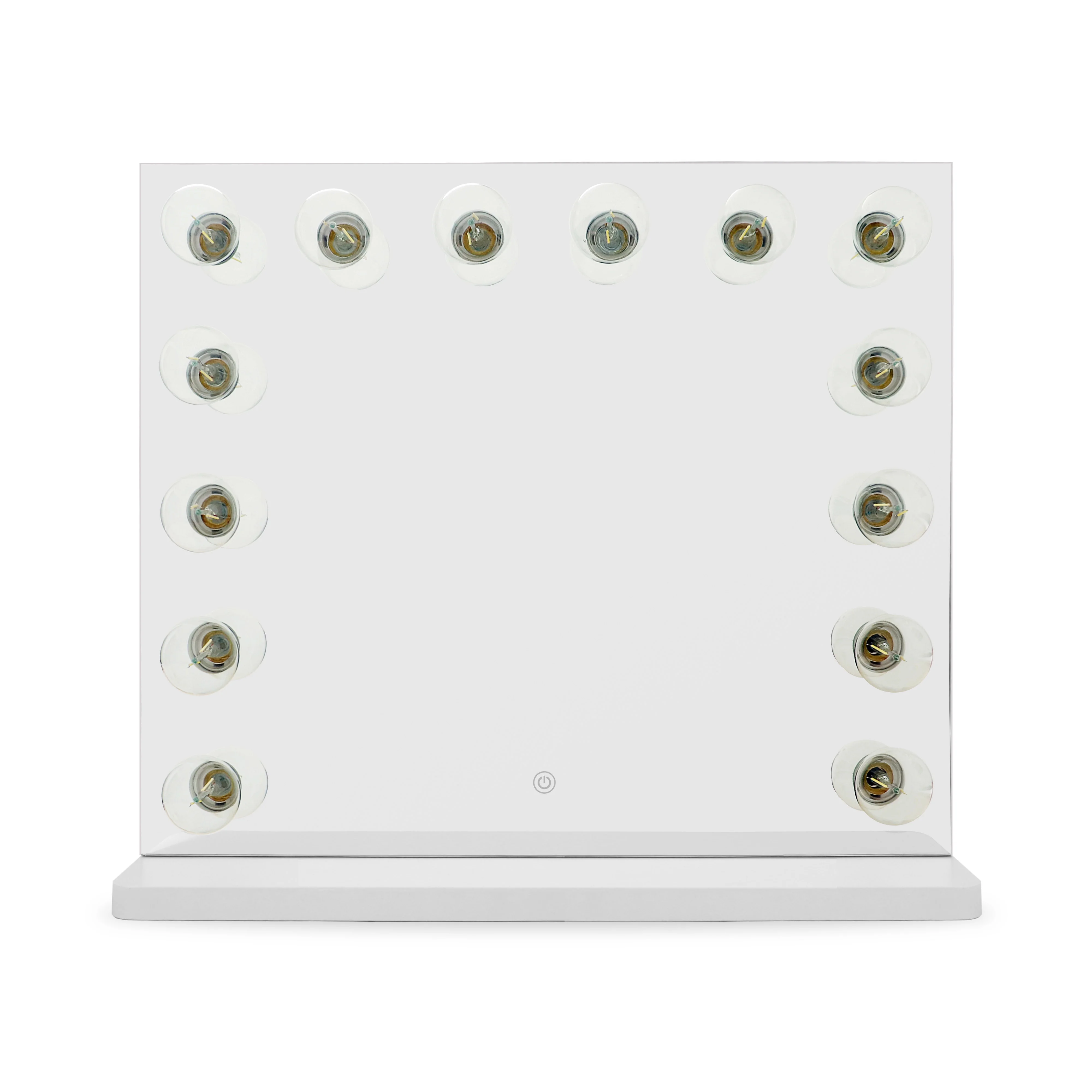 TOV Furniture Lola White Vanity Mirror with Smart Sensor Switch