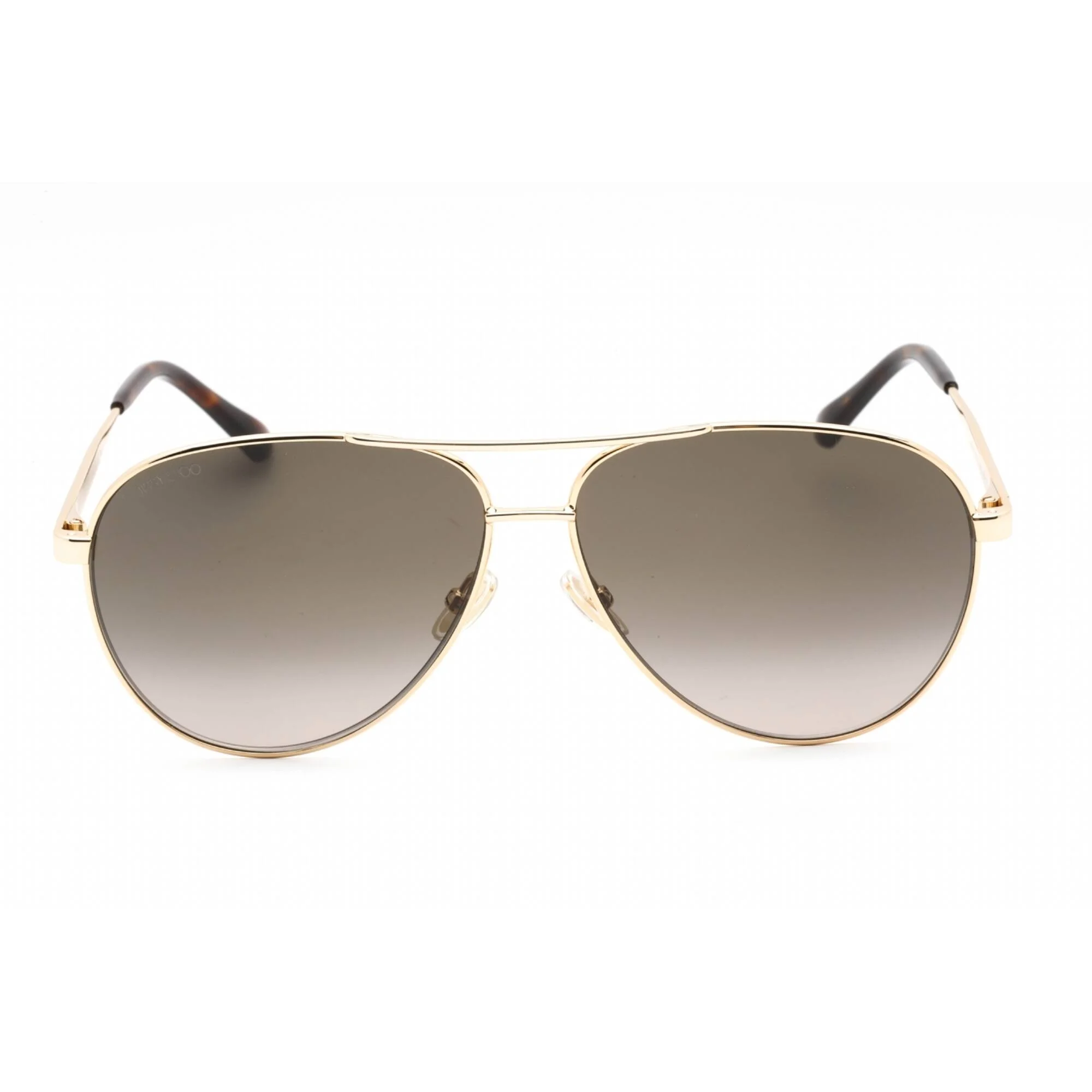 Jimmy Choo JIMENA/S 006J HA Women's Gold/Havana Aviator Sunglasses