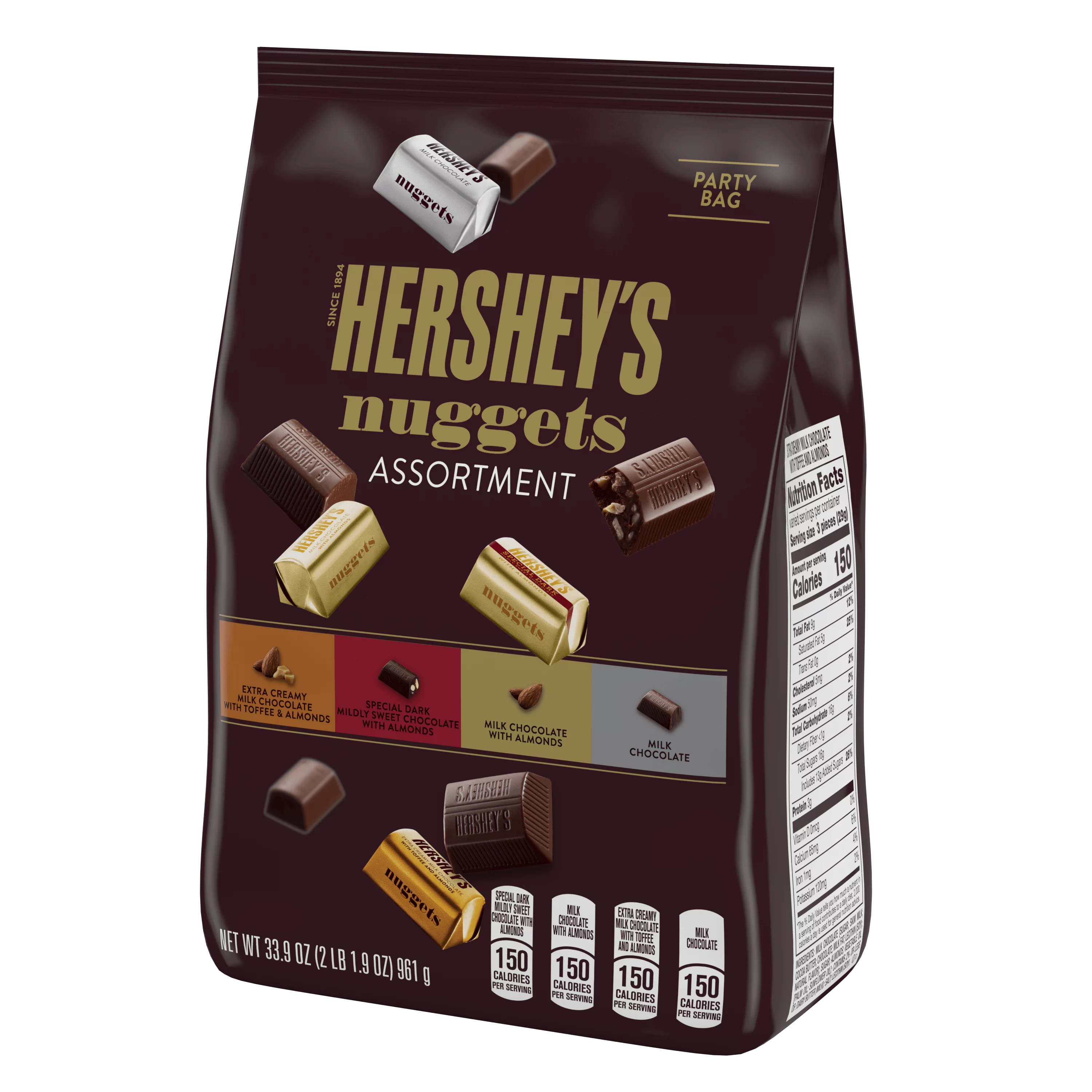 Hershey's Nuggets Assortment Chocolate Candy, 33.9 Oz.