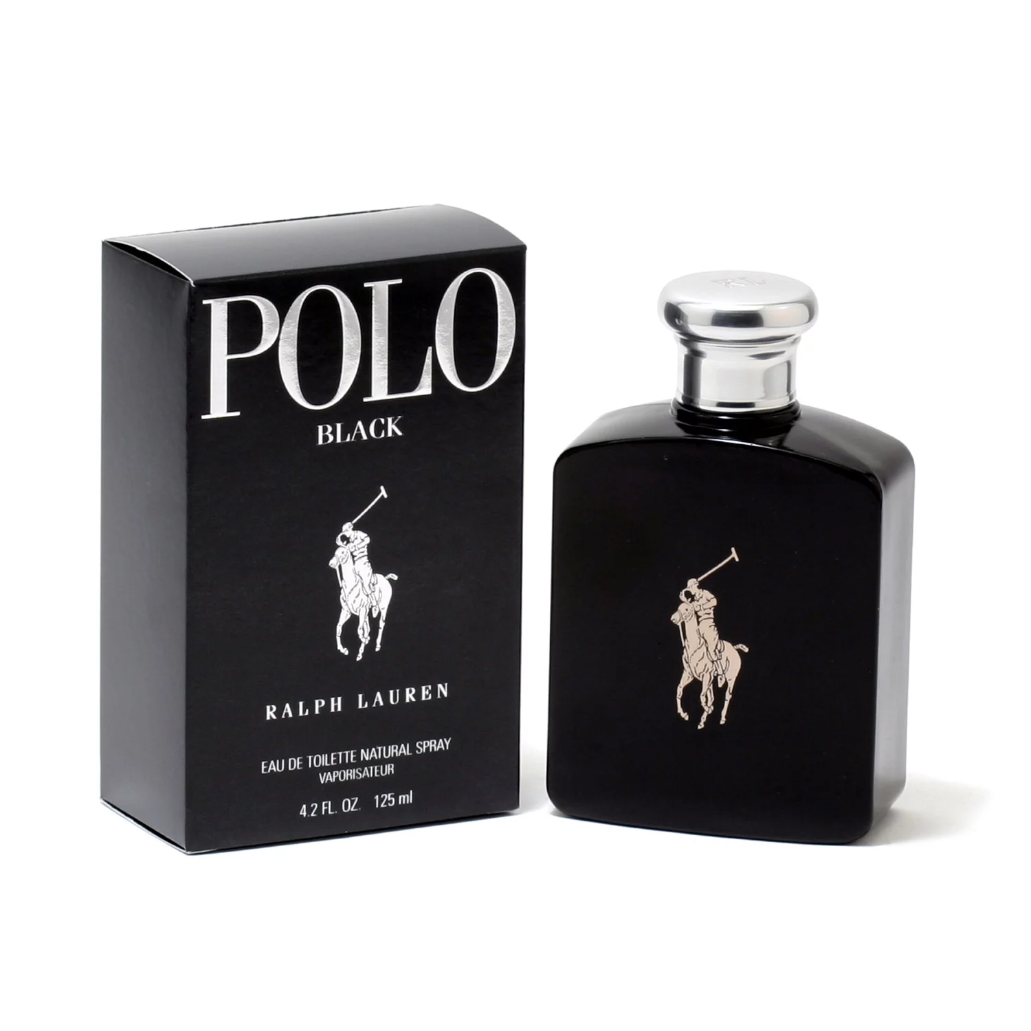 POLO BLACK MEN by RALPH LAUREN- EDT SPRAY 4.2 OZ