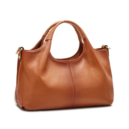 Kattee Leather Purses and Handbags for Women, Small Medium Crossbody Bags Trendy, Soft Shoulder Satchel Bags