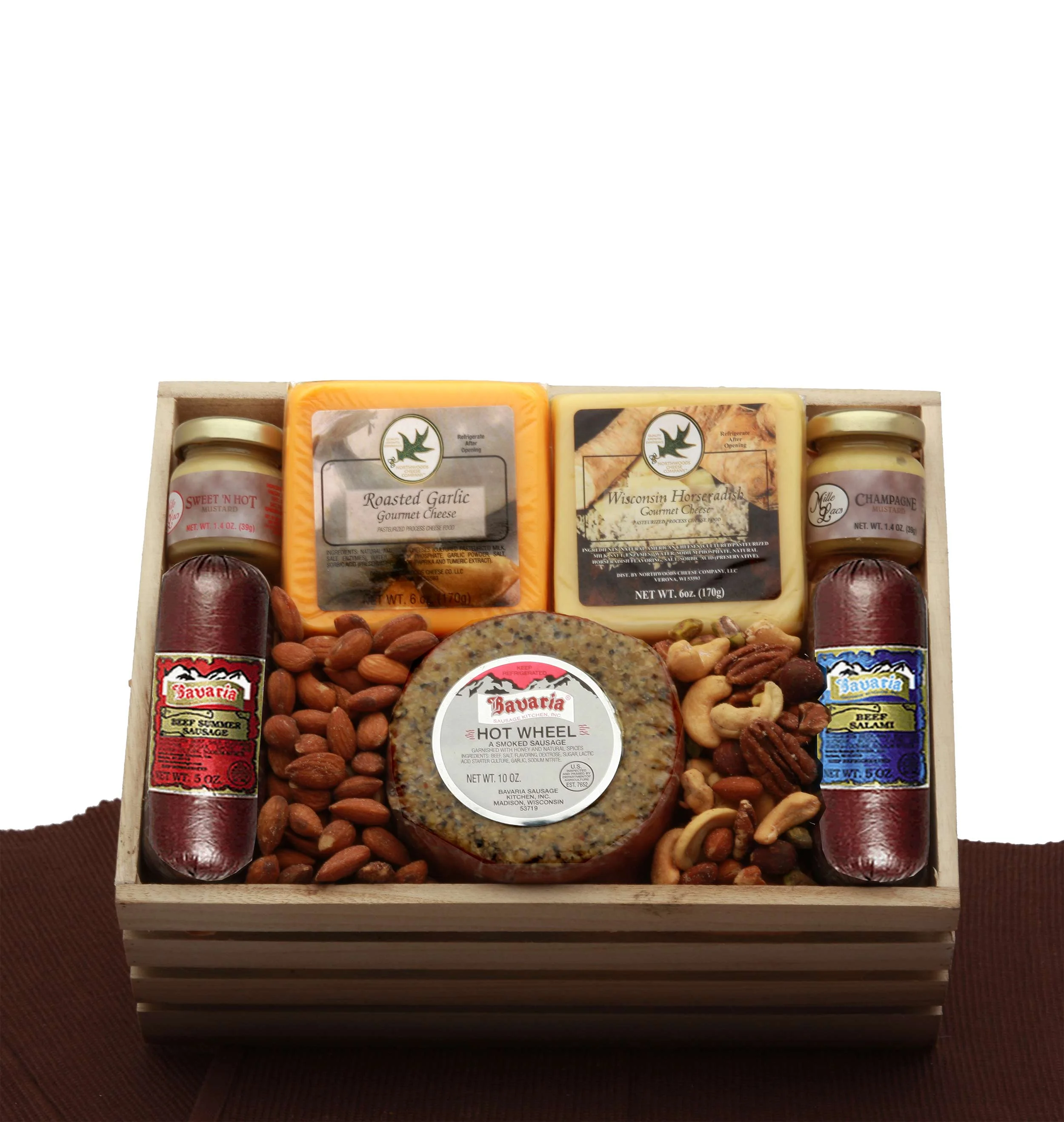 Snacks, Sausage and Sweets Gourmet Gift Basket for Him or Her