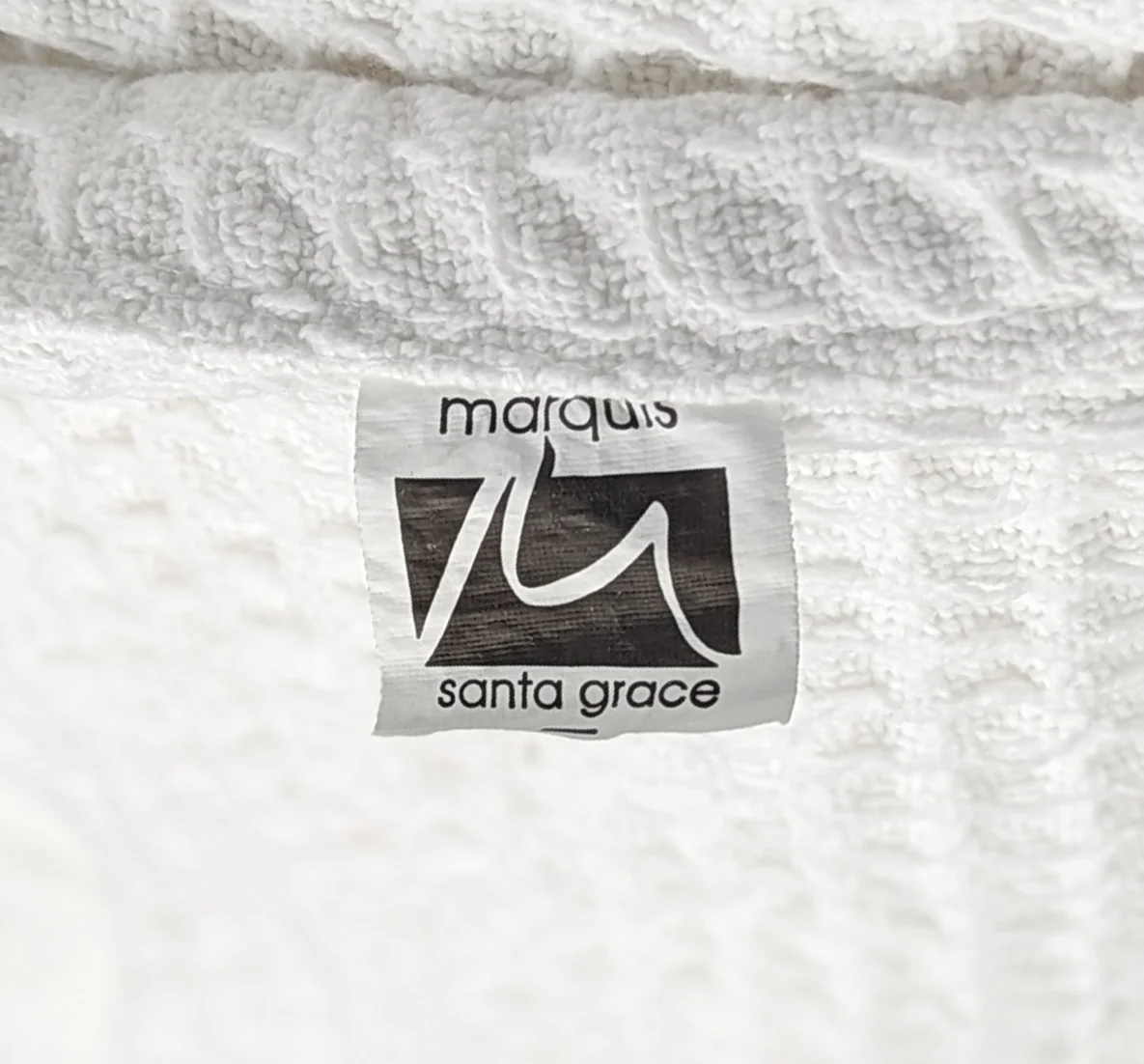 Santa Grace Honeycomb Thermal Waffle Blanket 100% Cotton King White