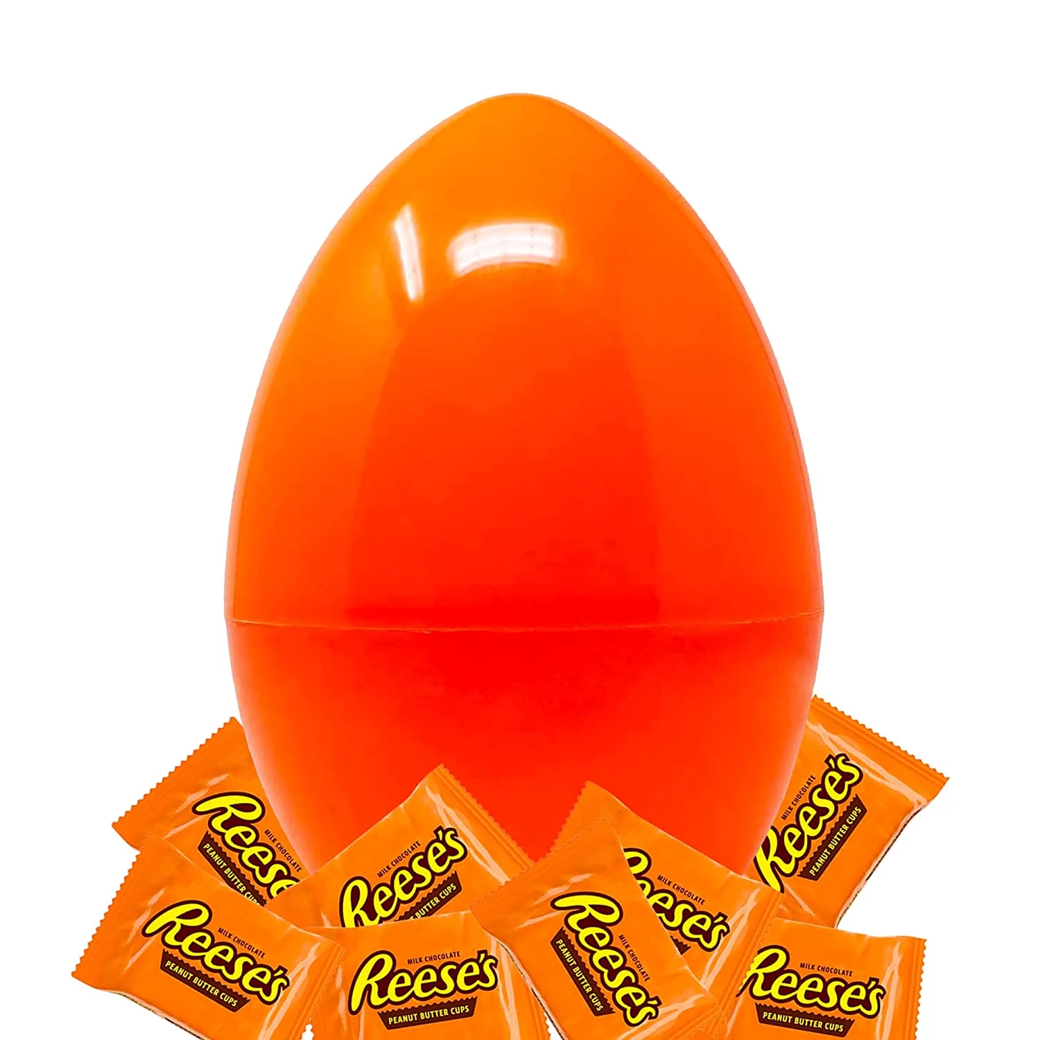 West End Foods Colossal Colored Easter Egg with 1 Lbs of Chocolate, Snack Size