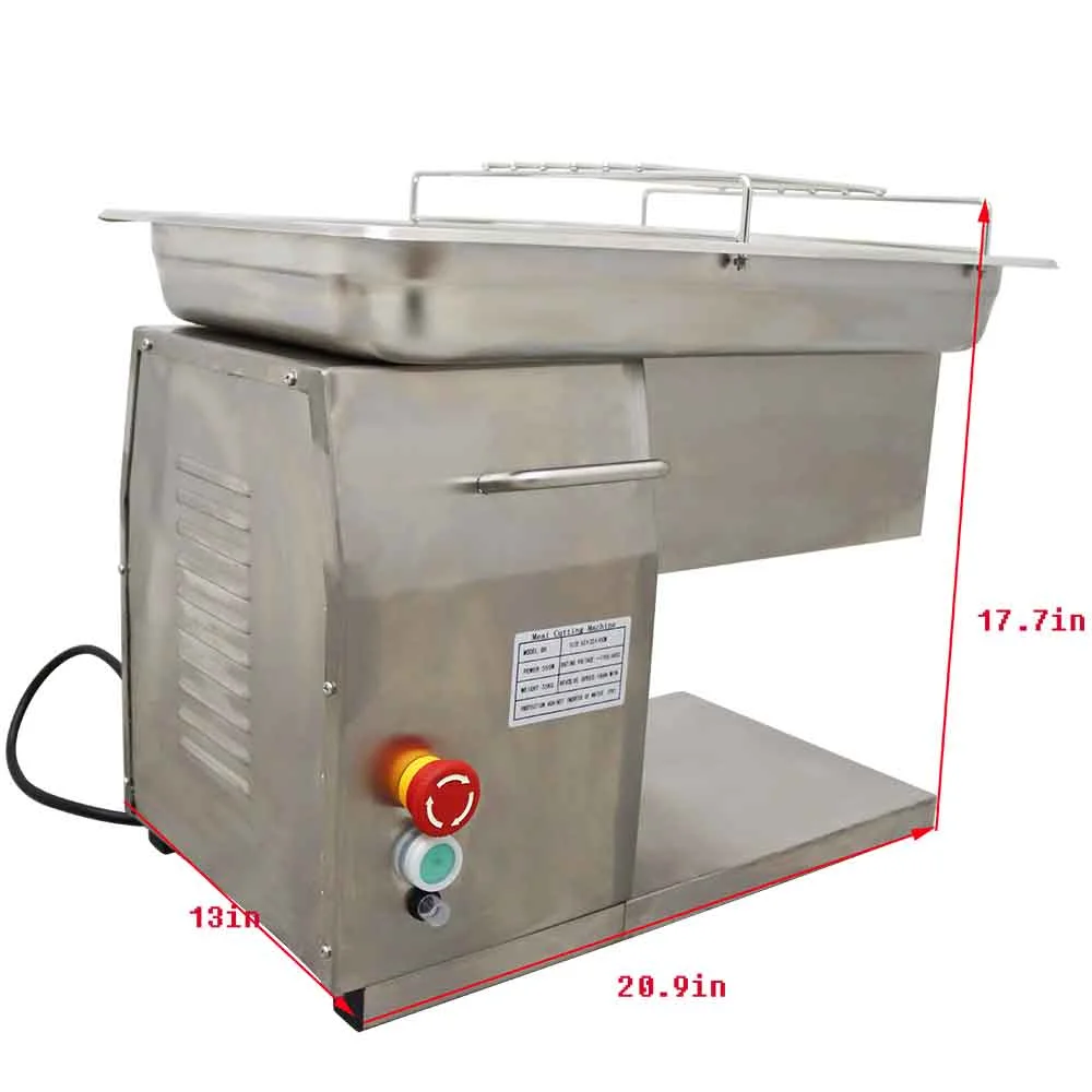 Techtongda QH Commercial Meat Cutter Machine Stainless Steel Meat Slicer Body without Blade