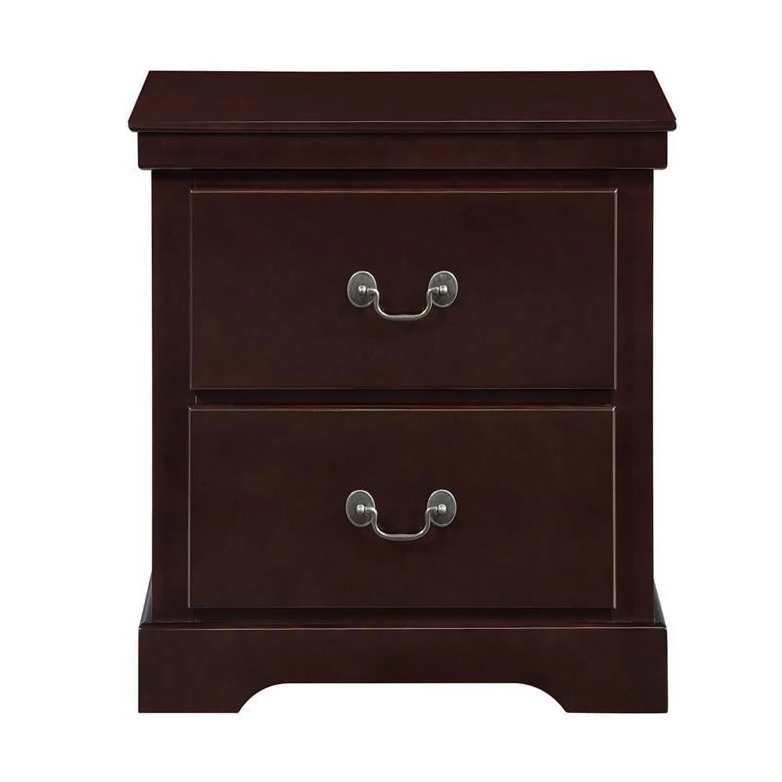 Lexicon Seabright 2-Drawers Traditional Wood Nightstand in Cherry