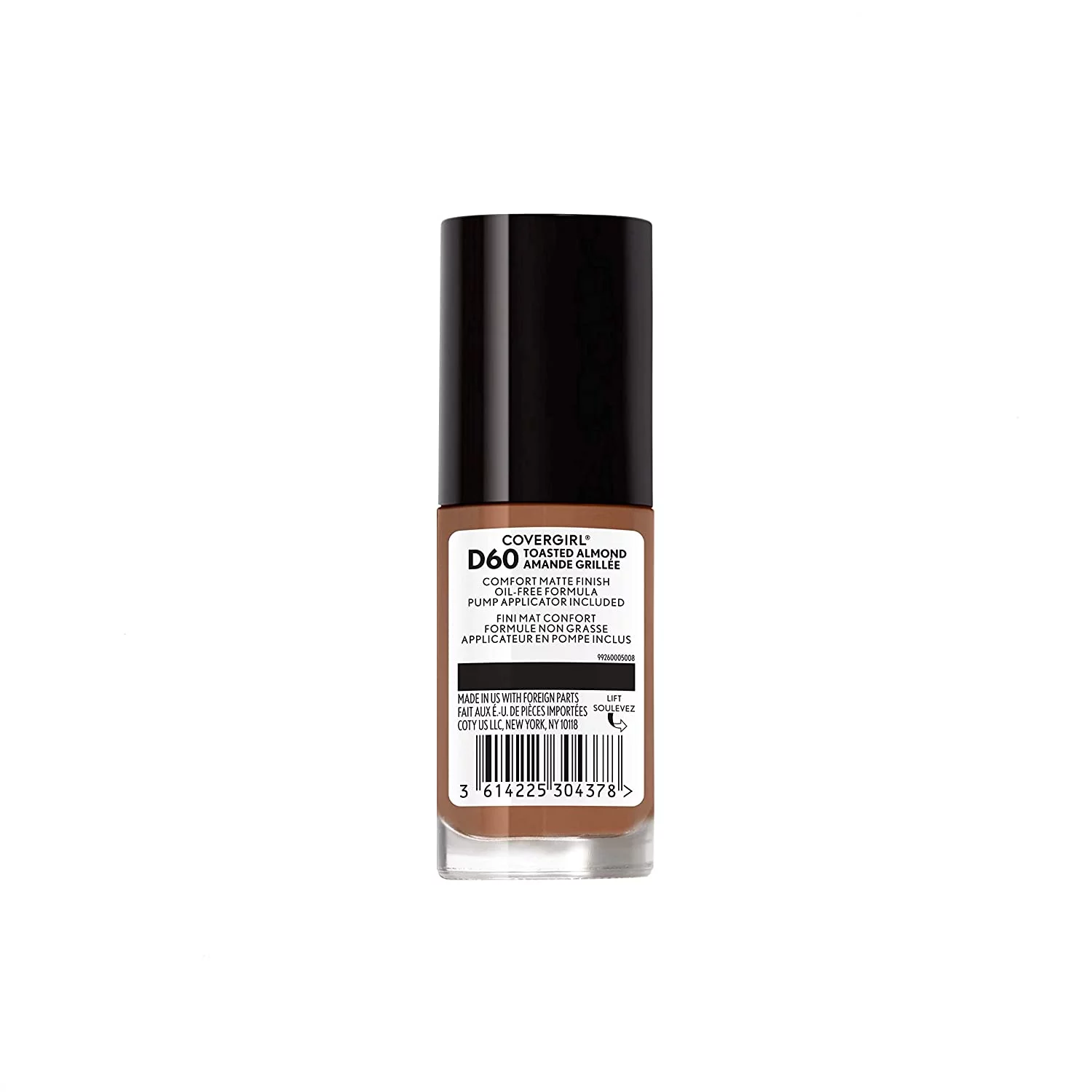 Covergirl Trublend Matte Made Liquid Foundation, D60 Toasted Almond (Pack of 2)