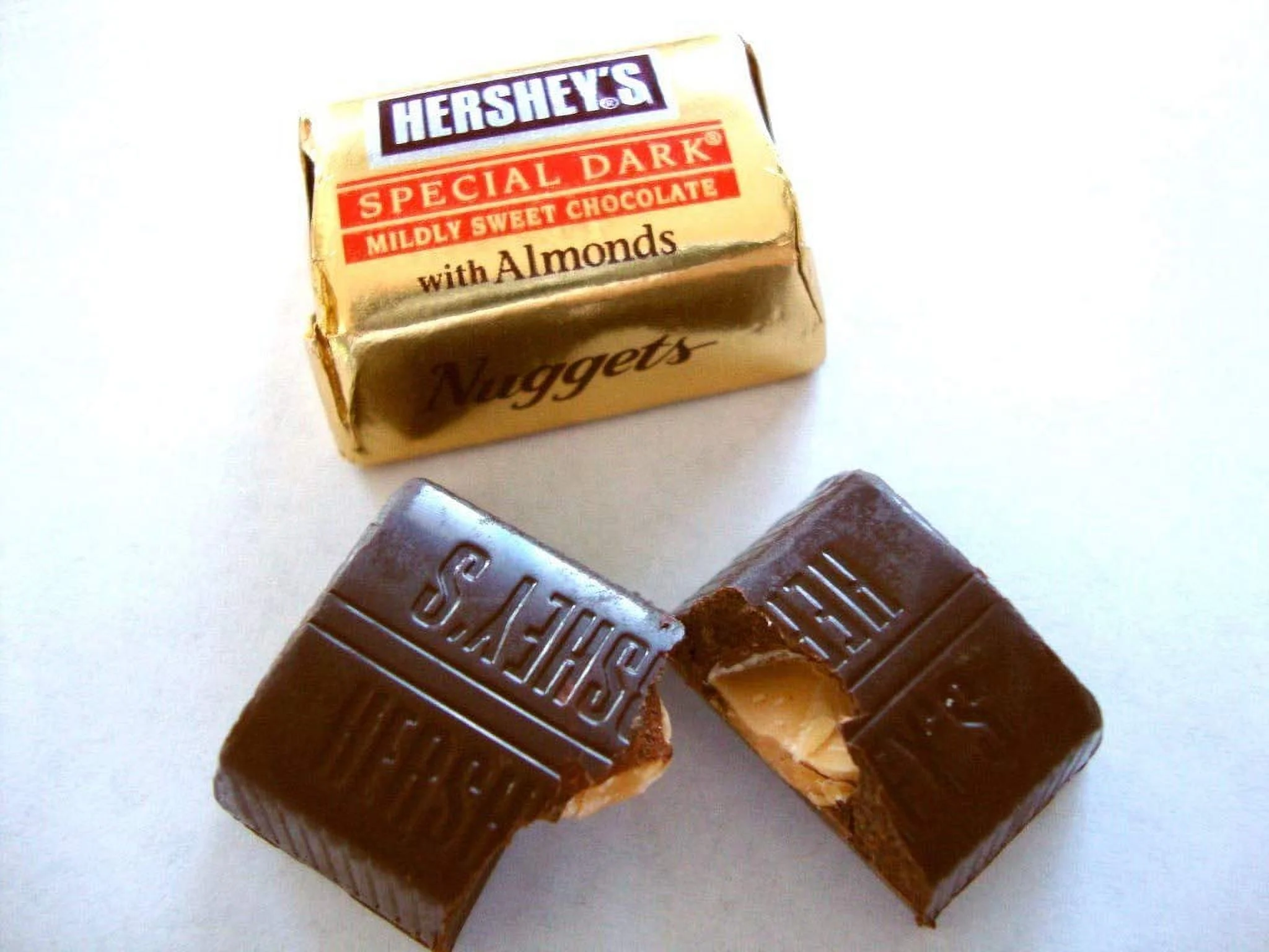 Dark Chocolate Nuggets, Special Dark with Almonds, 2 Lbs., Foil Wrapped, Perfect for Weddings, Anniversaries, Showers, Events, Holidays, Candy Bowls and Buffets, Gifts & More!