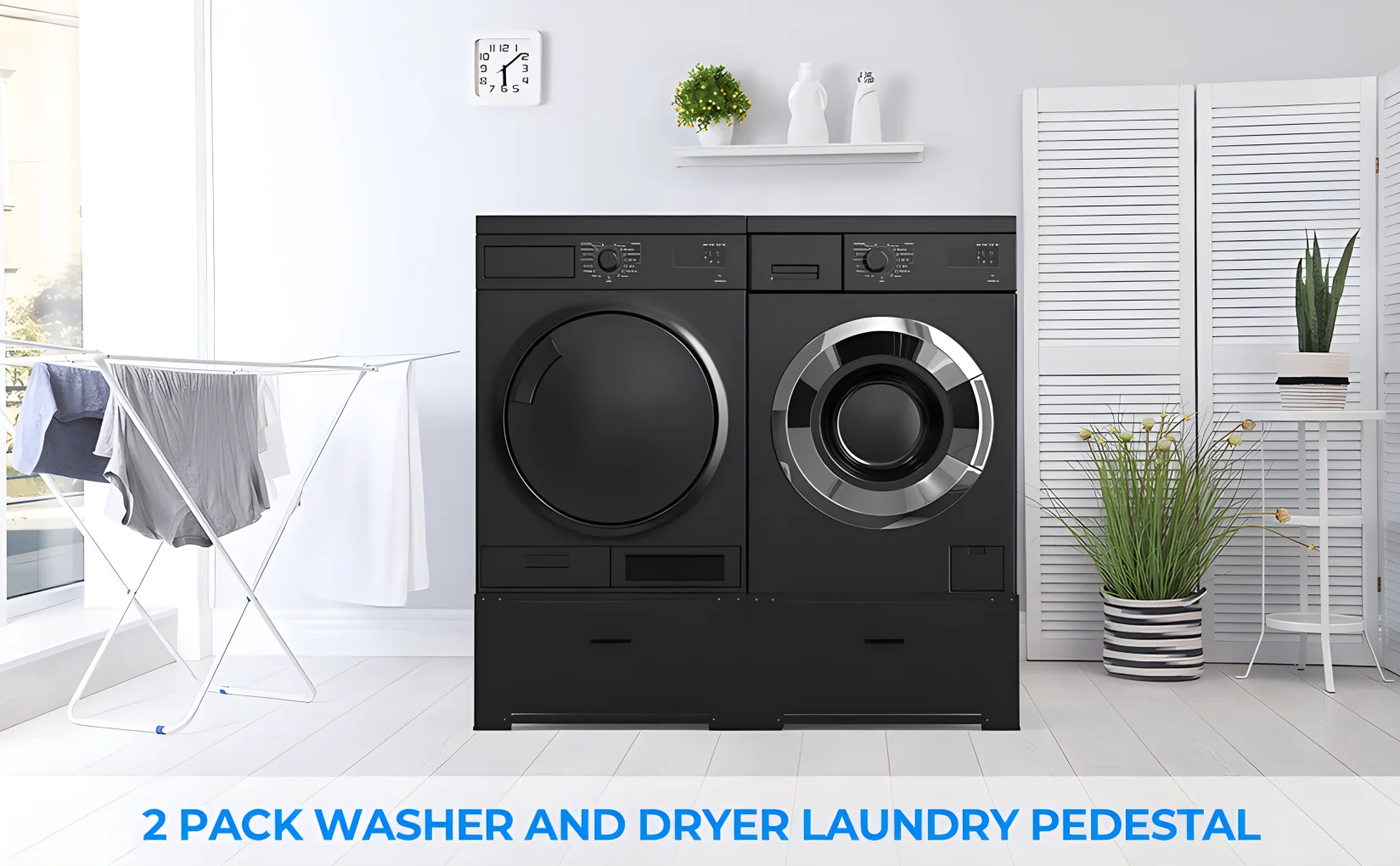 2 Pack Laundry Pedestals 28