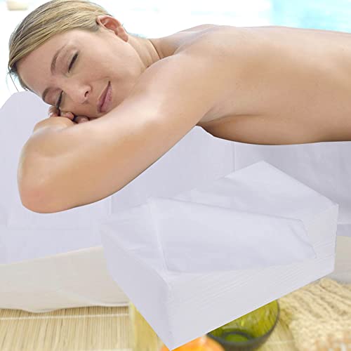 100 PCS Disposable Massage Table Sheets Non Woven Fabric SPA Bed Cover Breathable Polypropylene 31