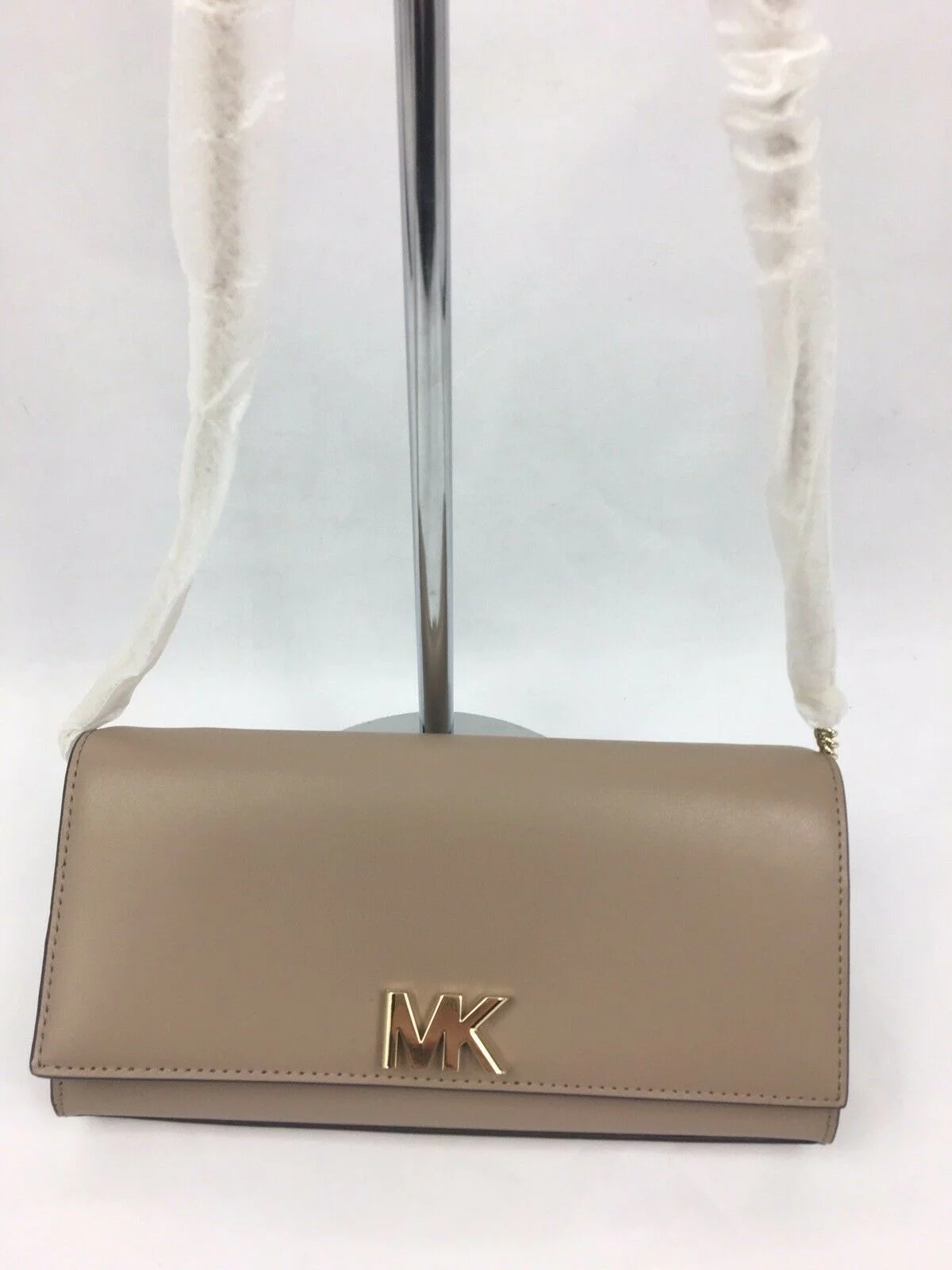 Michael Kors Mott Large East West Clutch TruffleGold