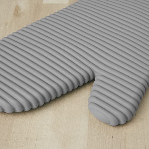 KITCHENAID Ribbed Soft Silicone Oven Mitt 2-Pack Set, 7.5