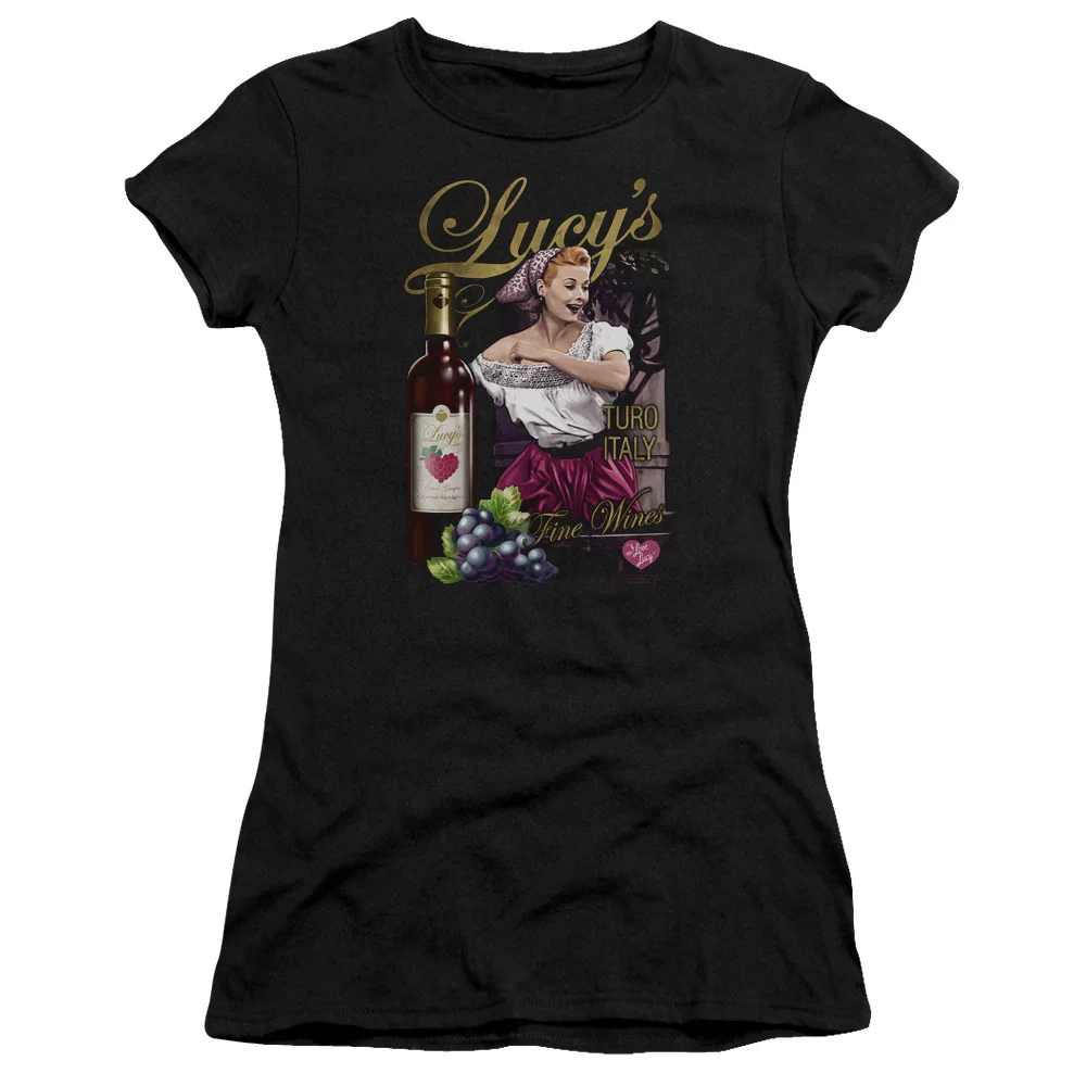 I Love Lucy - Bitter Grapes - Juniors Teen Girls Cap Sleeve Shirt - Large