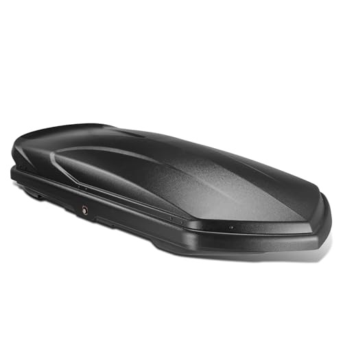 DNA MOTORING Rooftop Cargo Box Carrier Lockable Heavy Duty Car Top Storage Case, Capacity 110 Lbs, 53