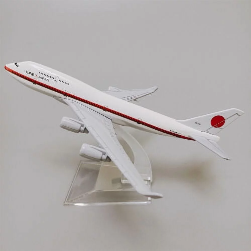16cm Airplane Model Plane Japan Air Force One Boeing B747 Airline Alloy Aircraft