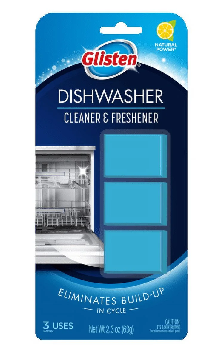 Glisten Dishwasher Cleaner & Freshener, 9 Tablets