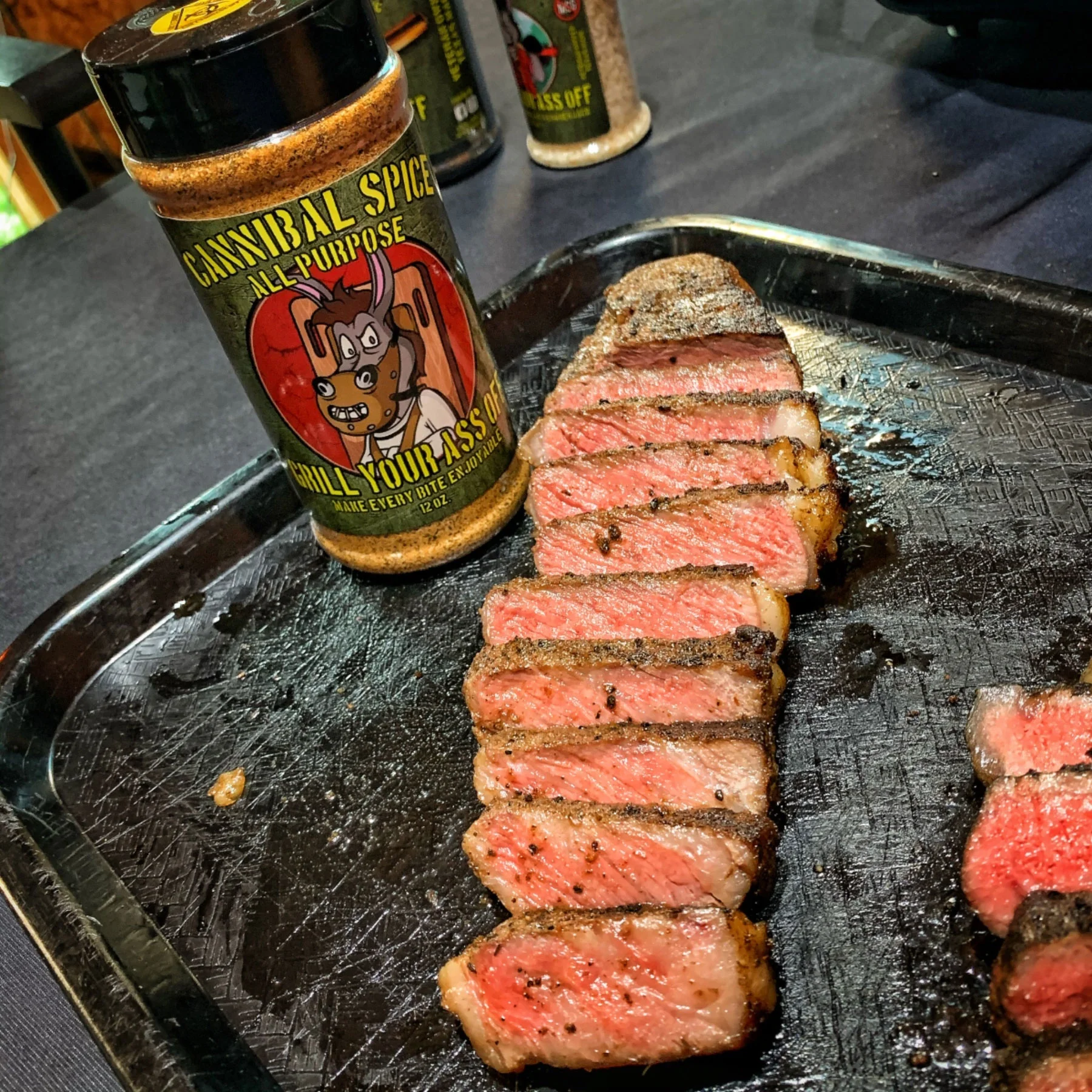 Grill Your Ass Off Cannibal All Purpose Spice - MSG & Gluten Free Premium Gourmet BBQ & Grill Seasoning, Made in Texas - 10.5oz