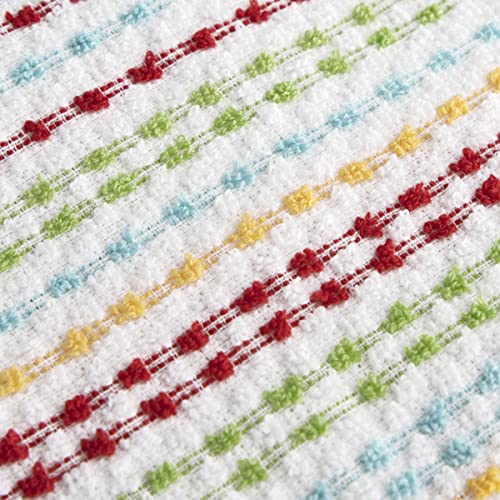 Ritz Pebble Bar Mop, Holiday Red-Green, 4 Towel Set