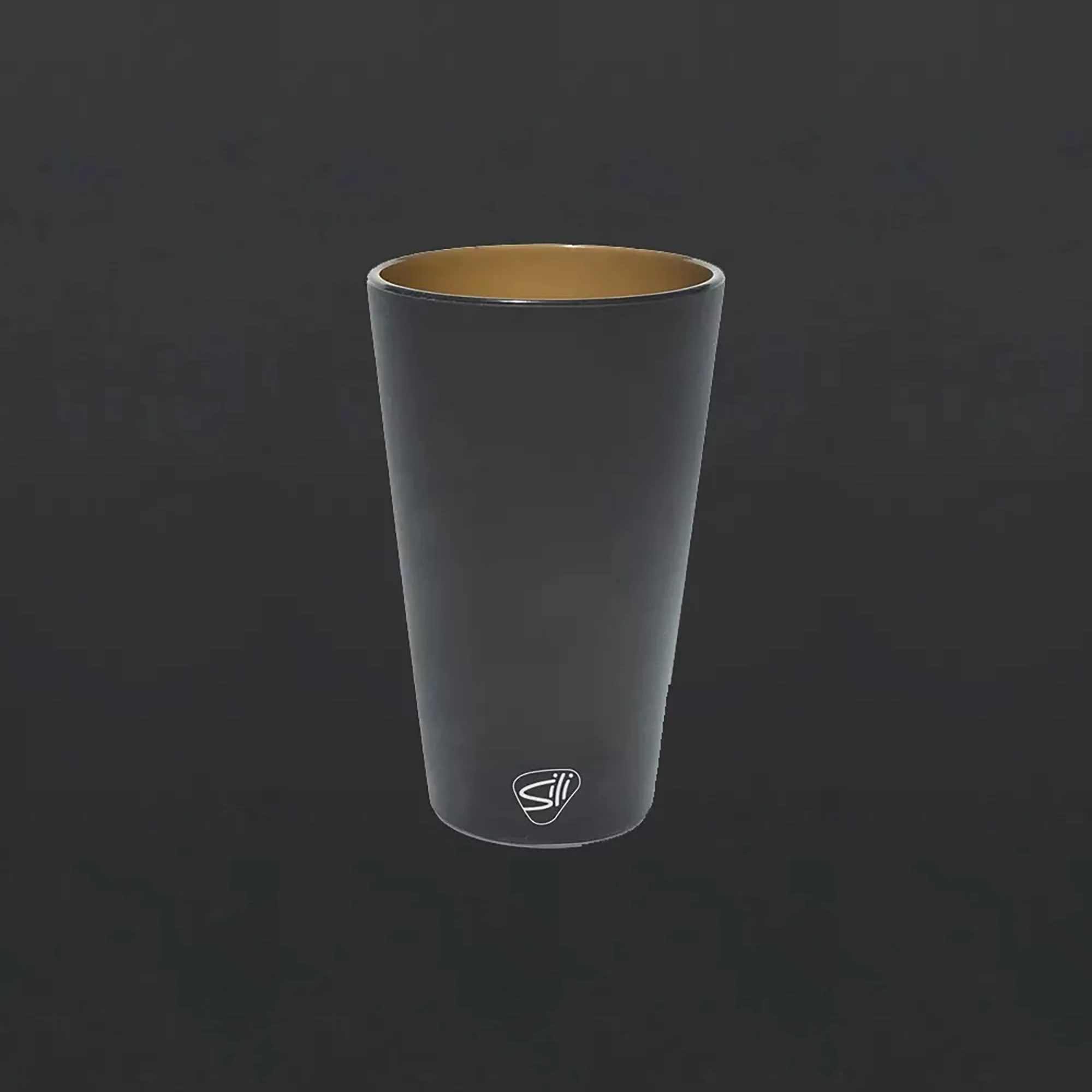 Silipint: Silicone Pint Glasses: 2 Pack Smoke - 16oz Unbreakable Cups, Flexible, Hot/Cold, Non-Slip Easy Grip, Reusable